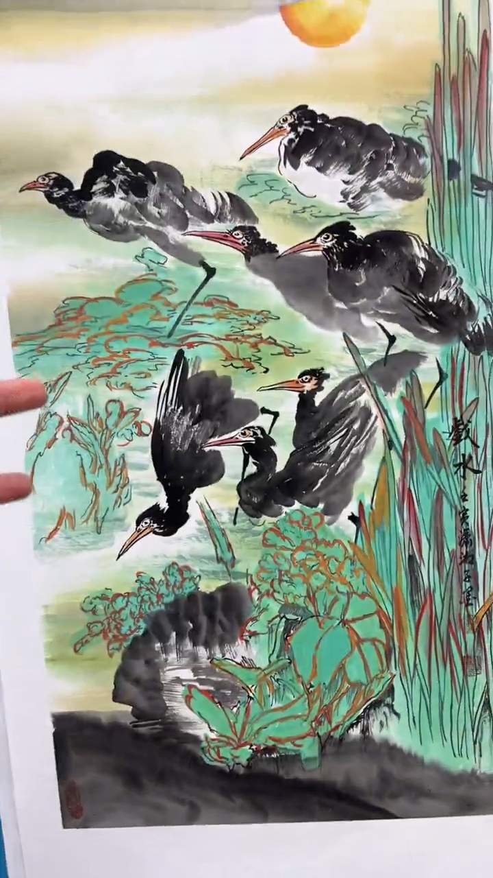 【闪购商品】绘画邓志标手绘国画12