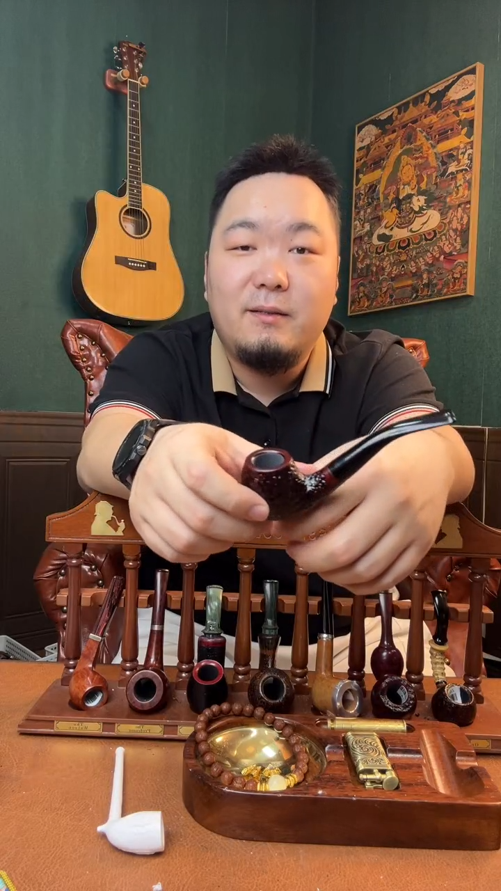 石楠木木雕款意大利进口石楠木烟斗