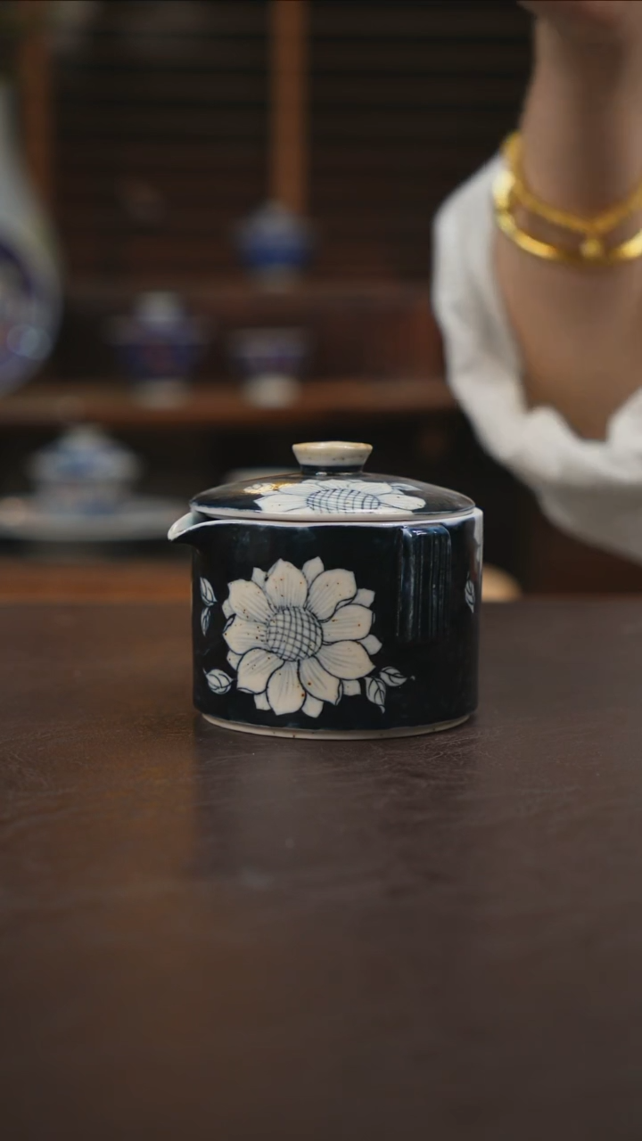 杯景德镇陶瓷杯碗柴烧多人