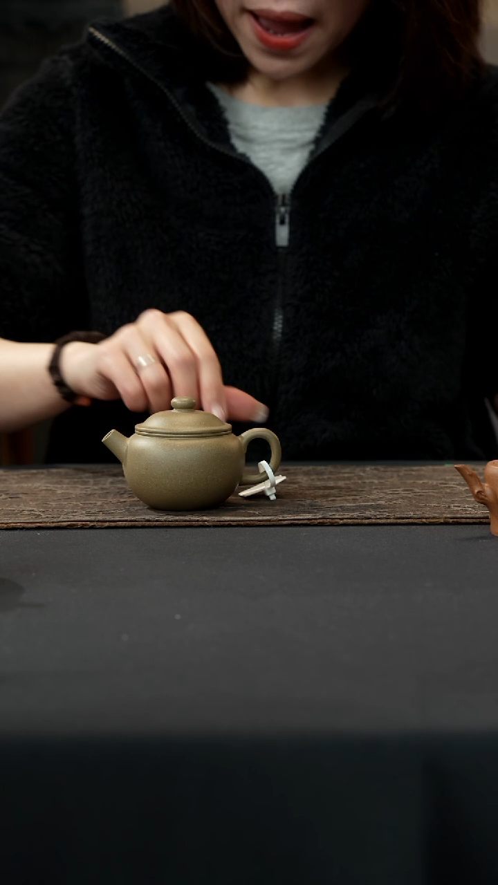 【闪购商品】紫砂茶壶青段明式巨轮150cc