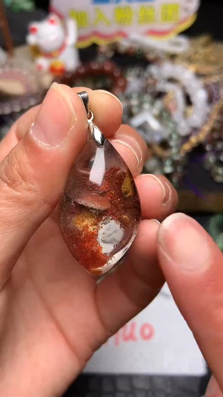 【闪购商品】水晶吊坠(赠链)未镶嵌107