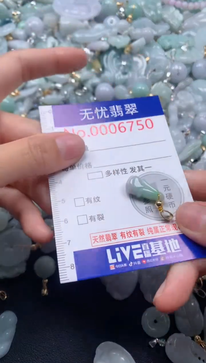 颈饰未镶嵌翡翠6750