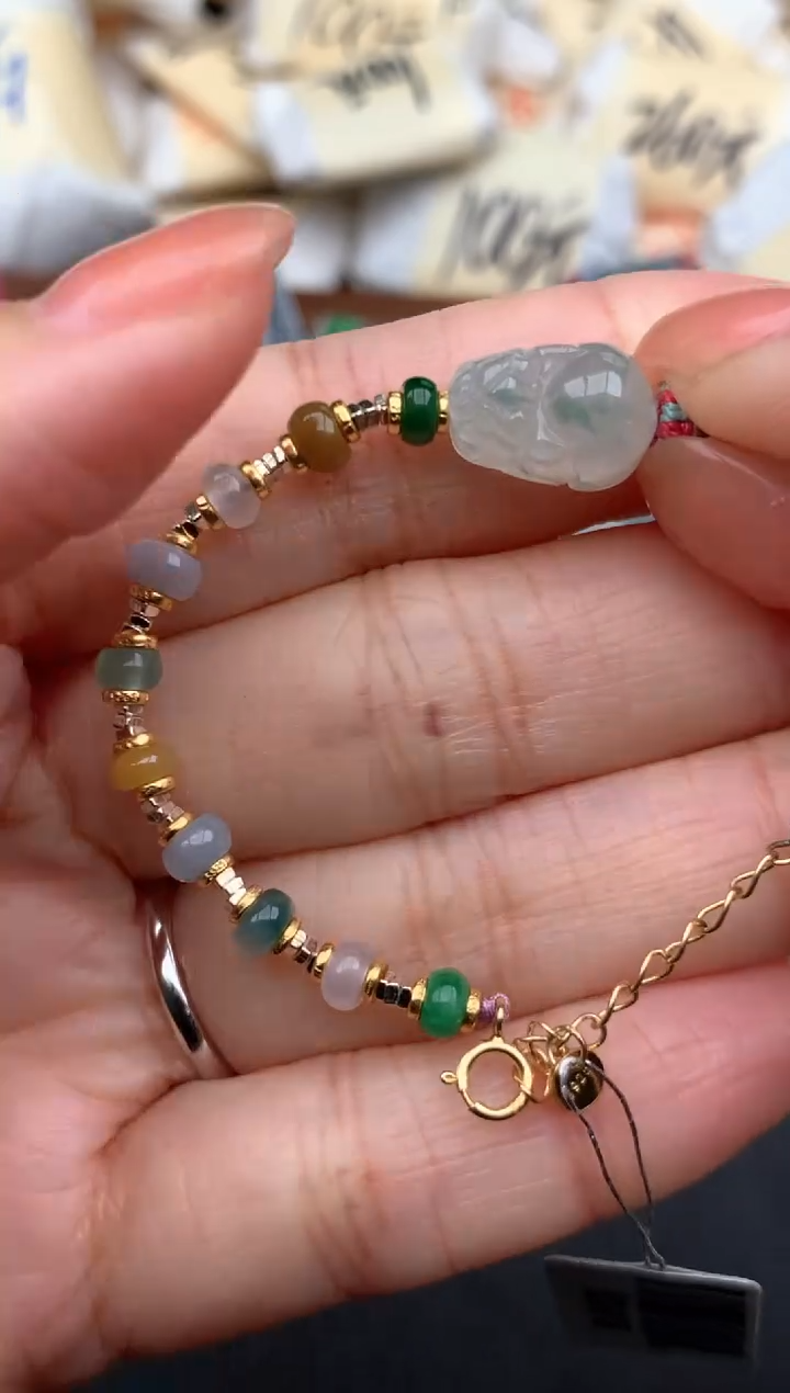 银S925镶嵌挂件翡翠一