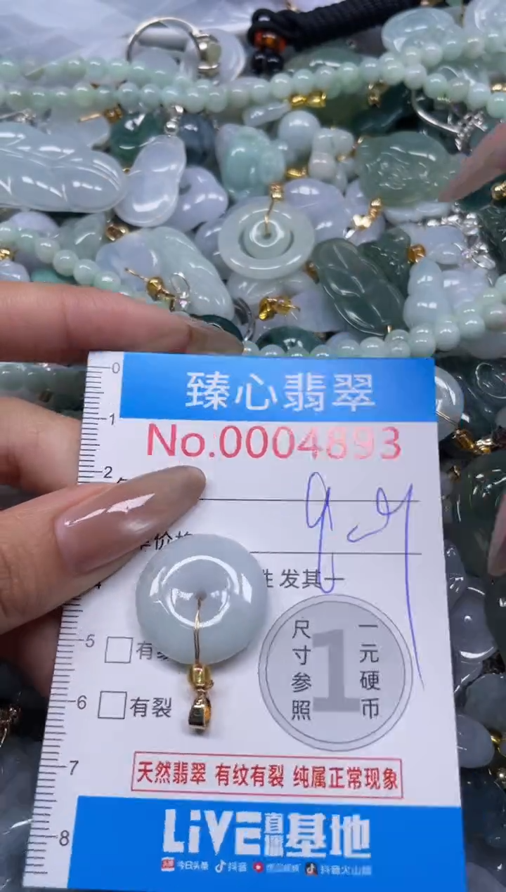 颈饰未镶嵌翡翠4893