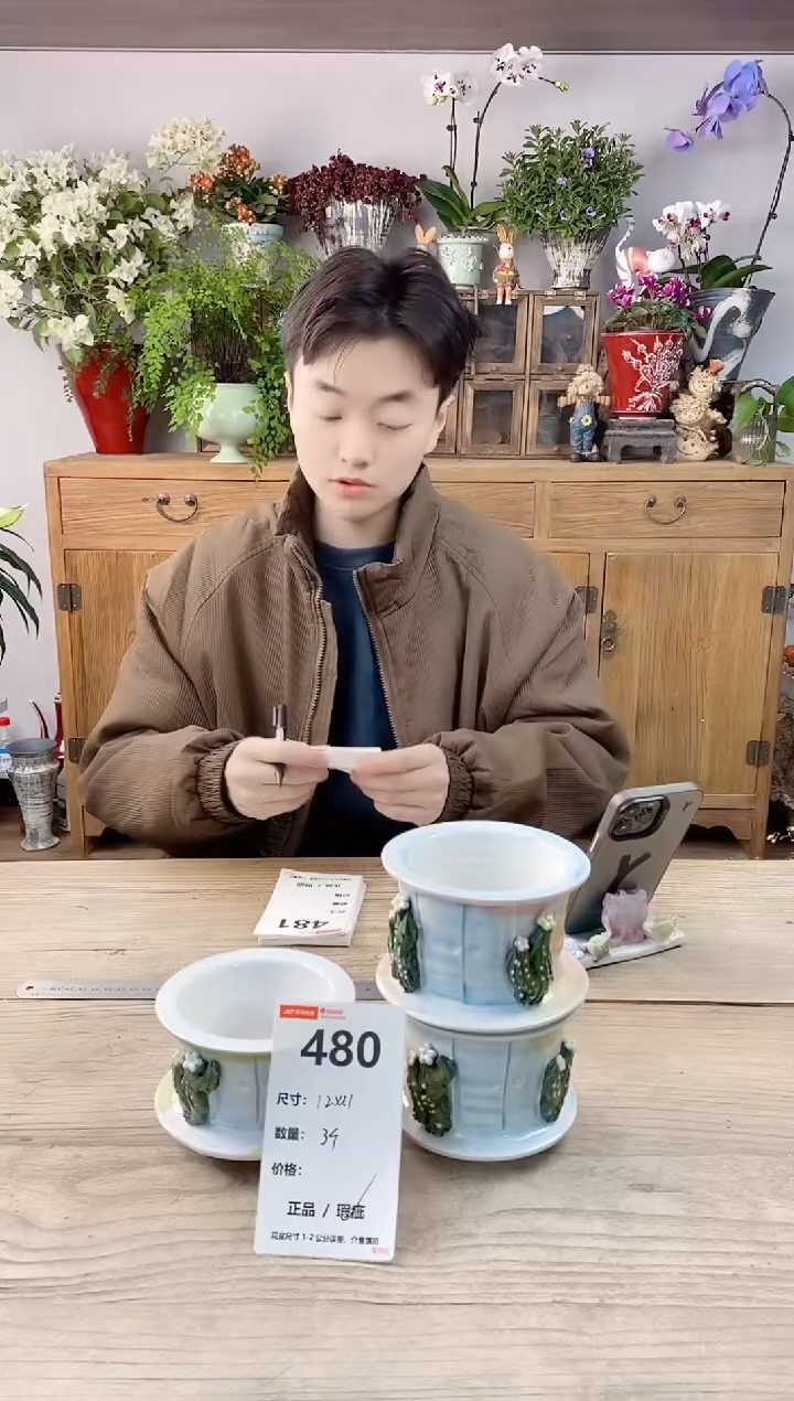 小玩子花盆直播编号480