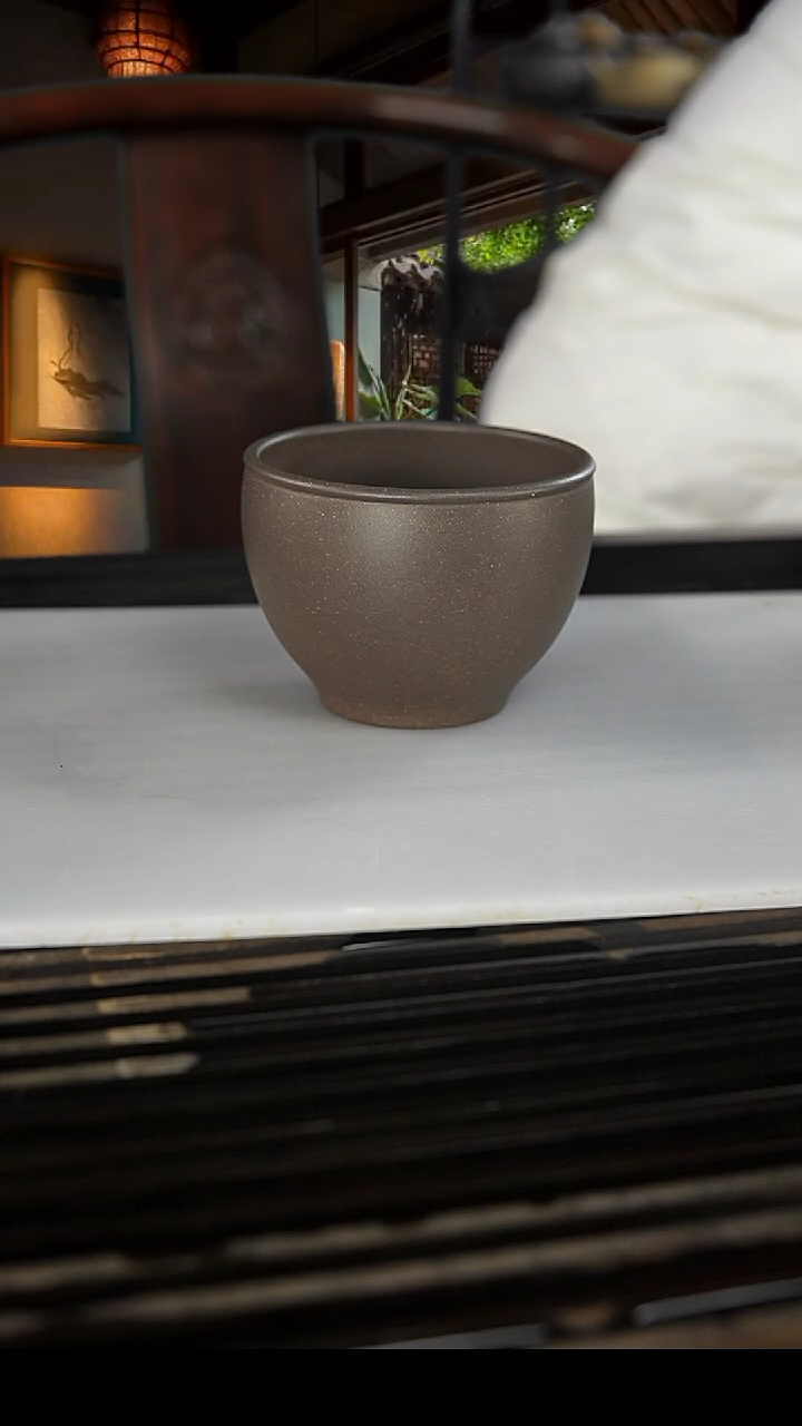 【闪购商品】紫砂茶杯底槽清缸杯230cc