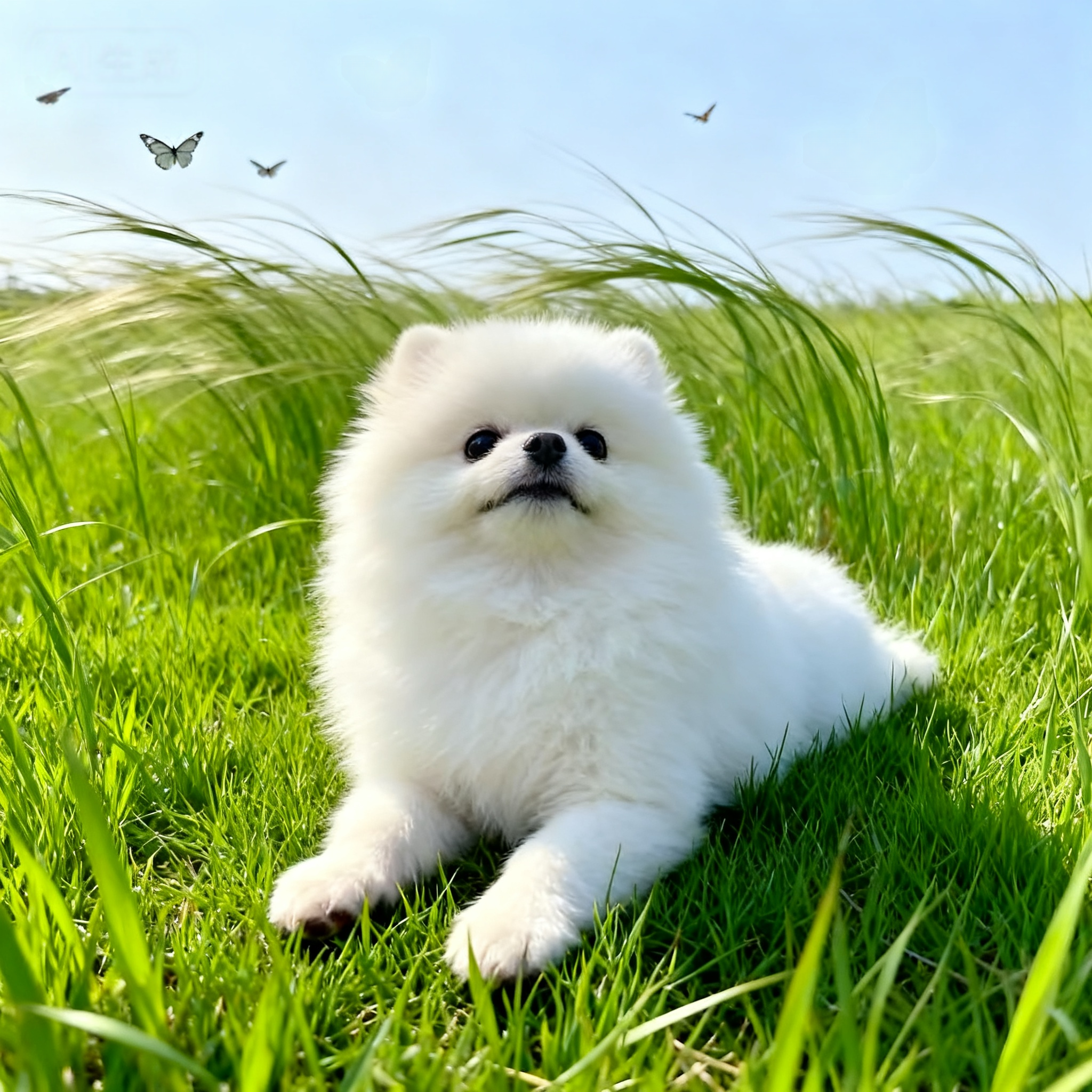 博美幼犬网红狗袖珍犬长不大茶杯犬小型犬黄家养狗白迷你俊介犬狗