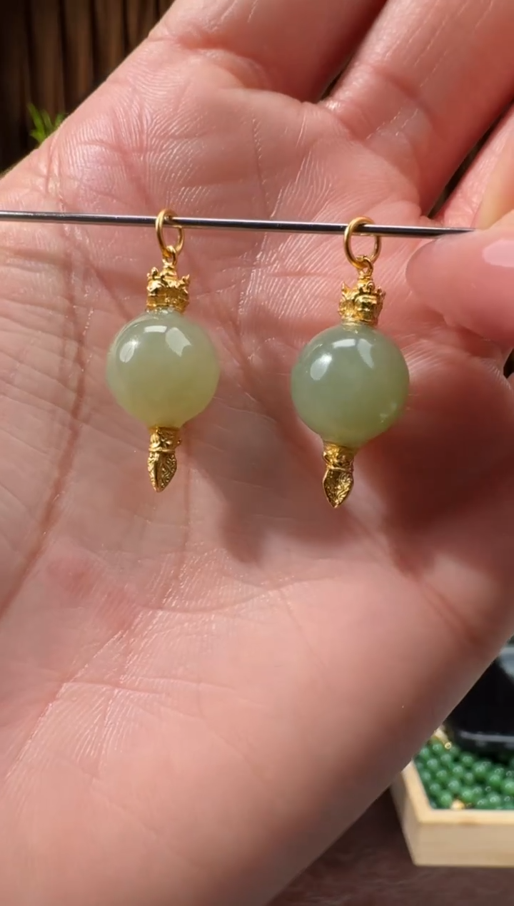 颈饰银S925镶嵌和田玉42姗姗12.11多样性拍一发一