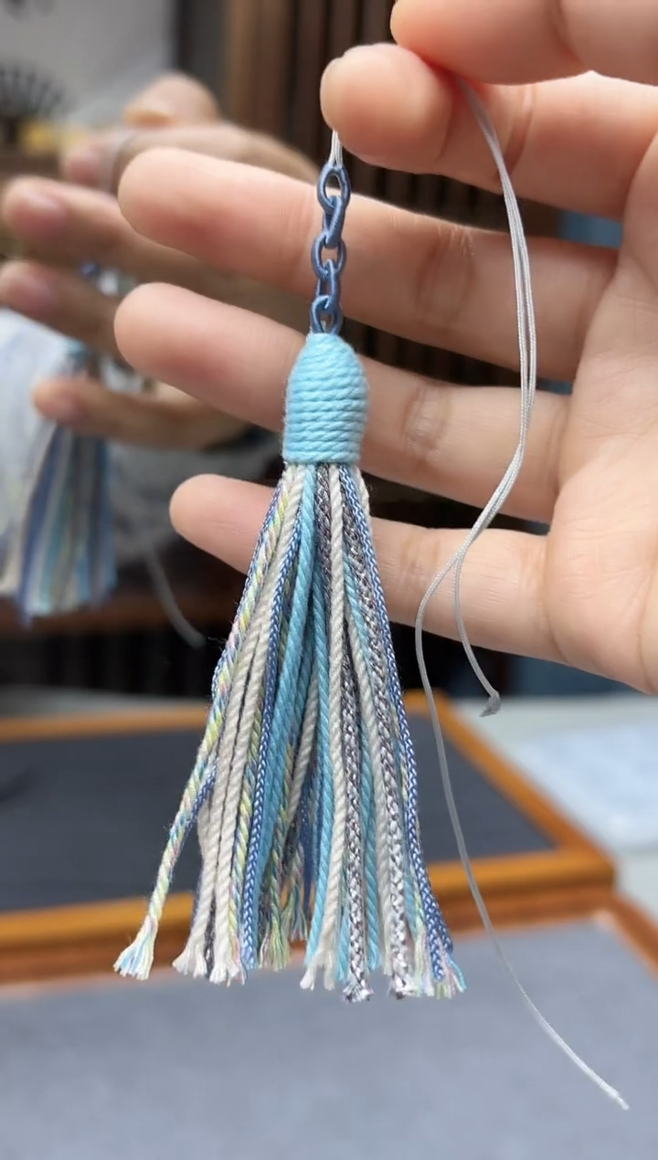 未镶嵌车挂玛瑙/玉髓玛瑙配饰（蓝）GW