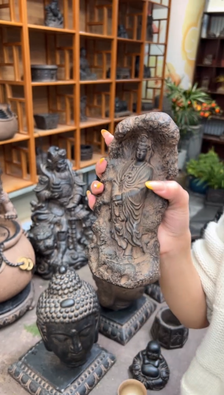 陶土【火山泥】普慈观音