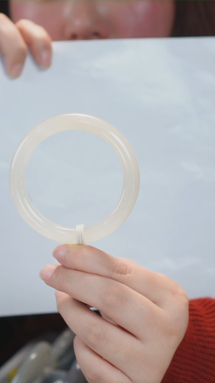 【闪购商品】和田玉手镯未镶嵌201【柚子来啦】和田玉拍一发一58