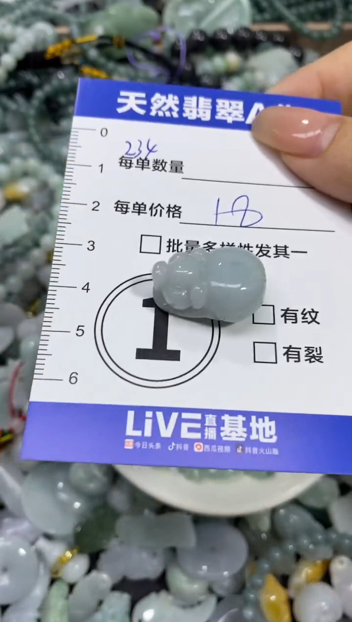 颈饰未镶嵌翡翠天然翡翠A货批量多样性发一件