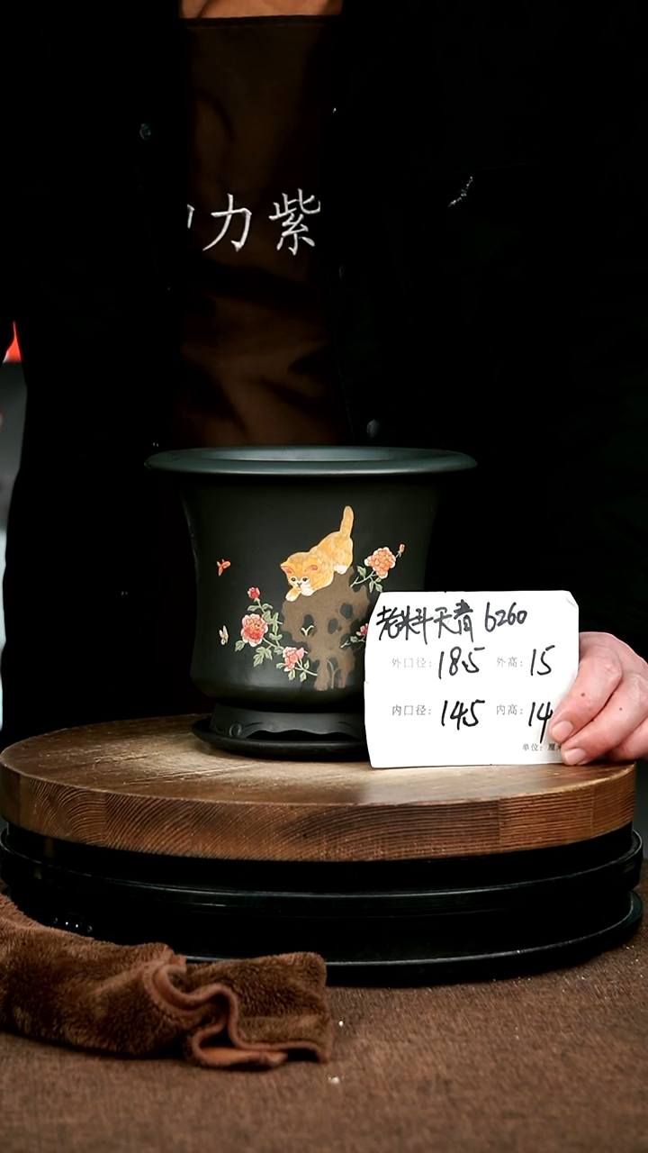 紫砂花盆花卉园艺6260+z