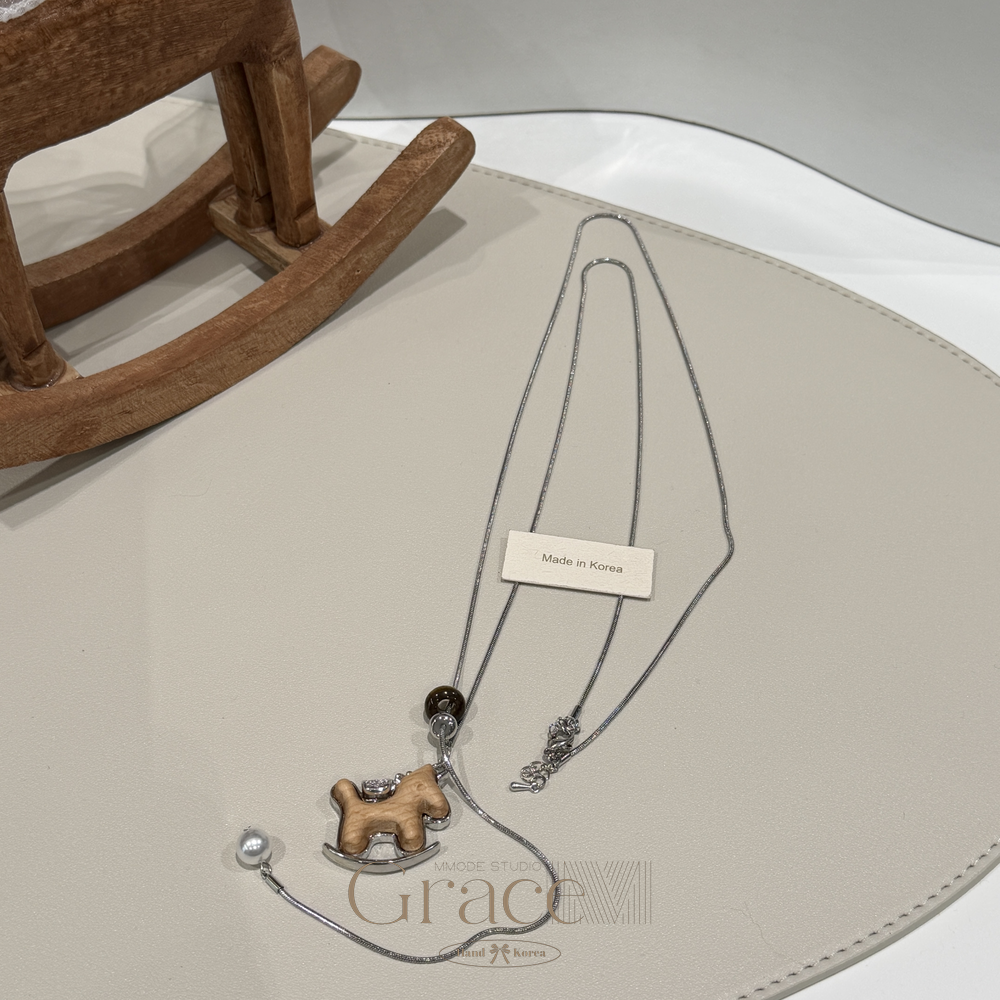 合金项链 「世纪小马」韩国26新年百搭轻奢百搭项链