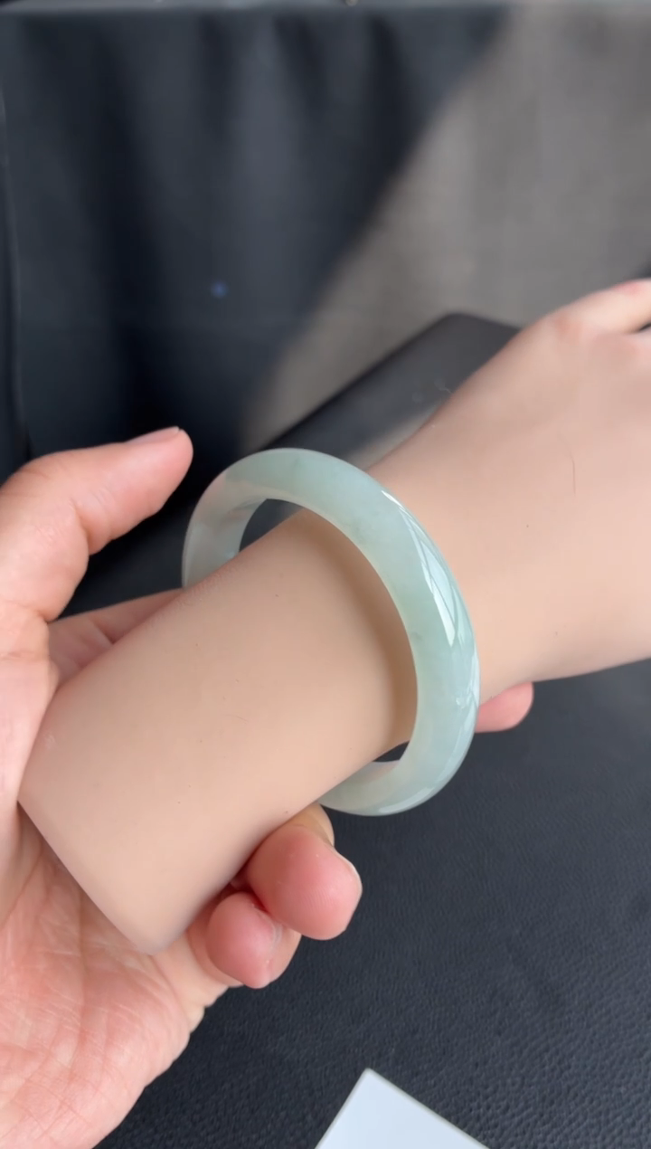 未镶嵌手镯翡翠6号55.8*12*8.3正圈