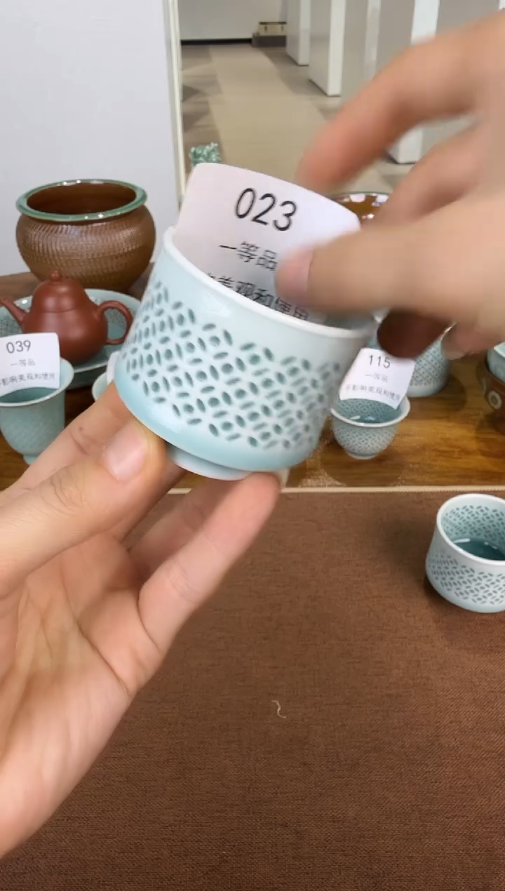 青瓷手工茶器包邮