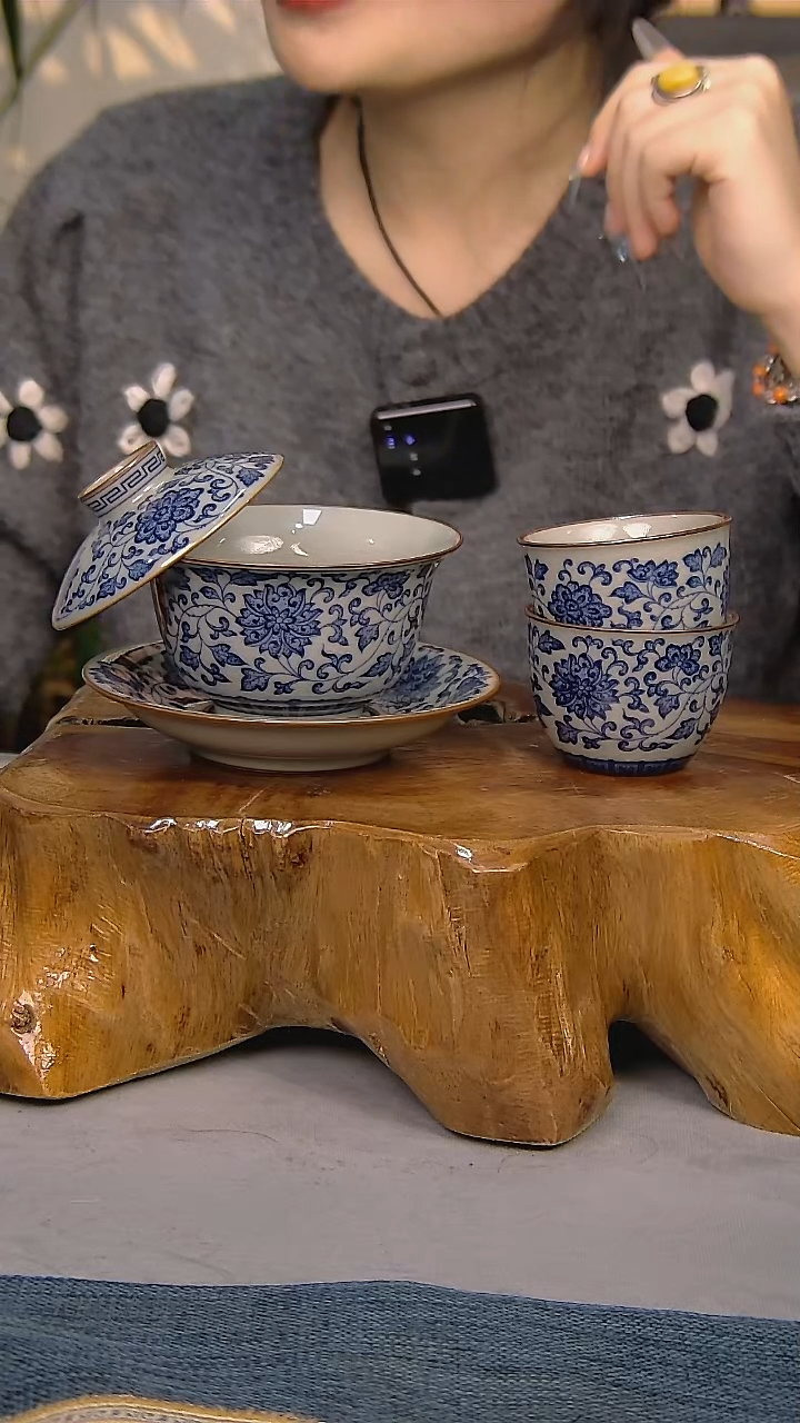 【闪购商品】3件套陶瓷茶具家用简装系列