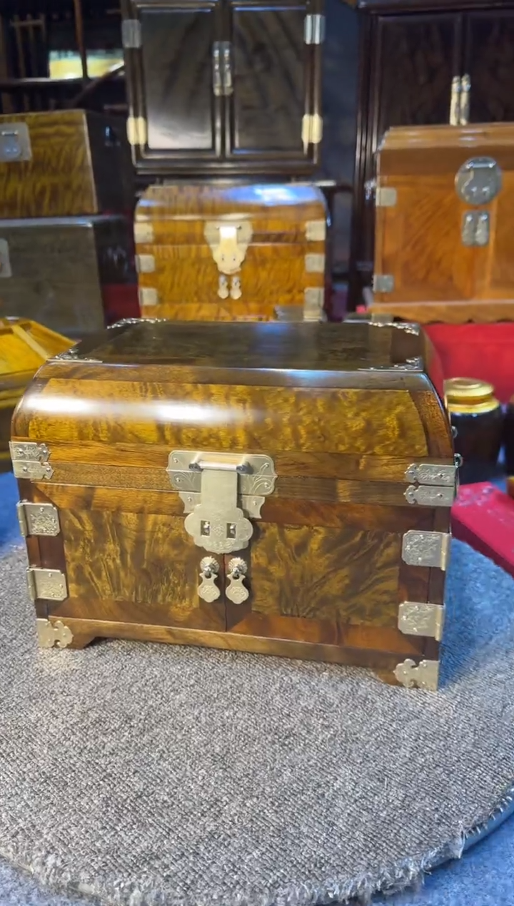 【闪购商品】乌木类成套家具嫦娥奔月首饰箱