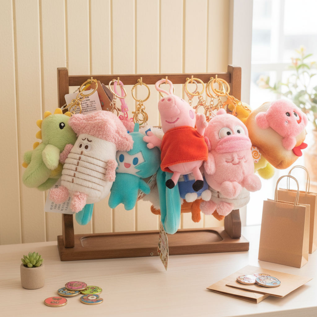 毛绒玩偶毛绒玩具挂件适合婚庆抛洒教培地推公园套圈摆摊