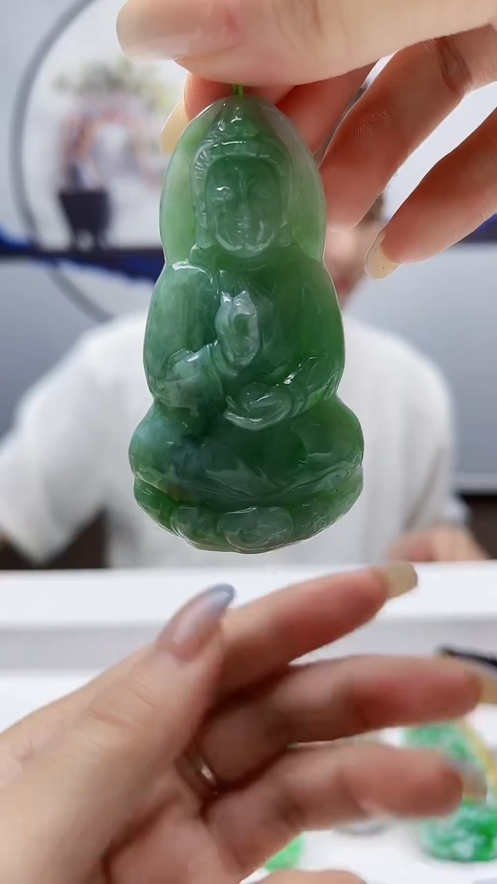 未镶嵌定制翡翠毛货挂件19