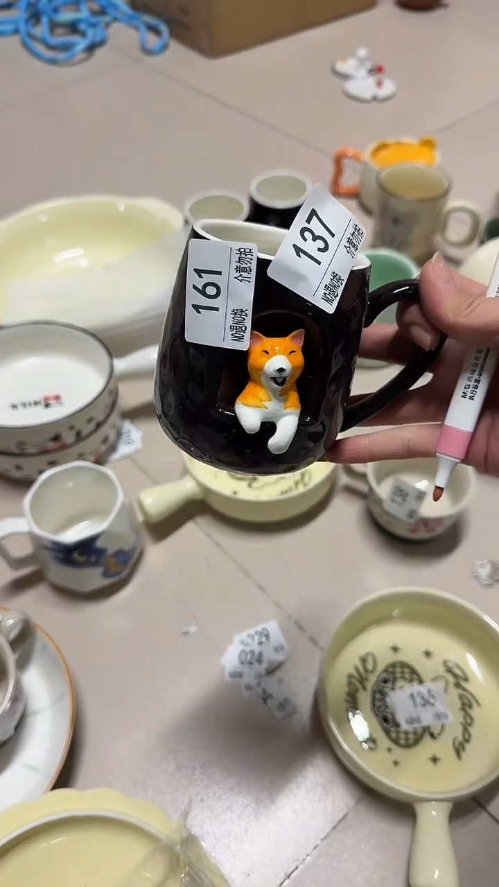 陶瓷手柄款微瑕四单包邮161