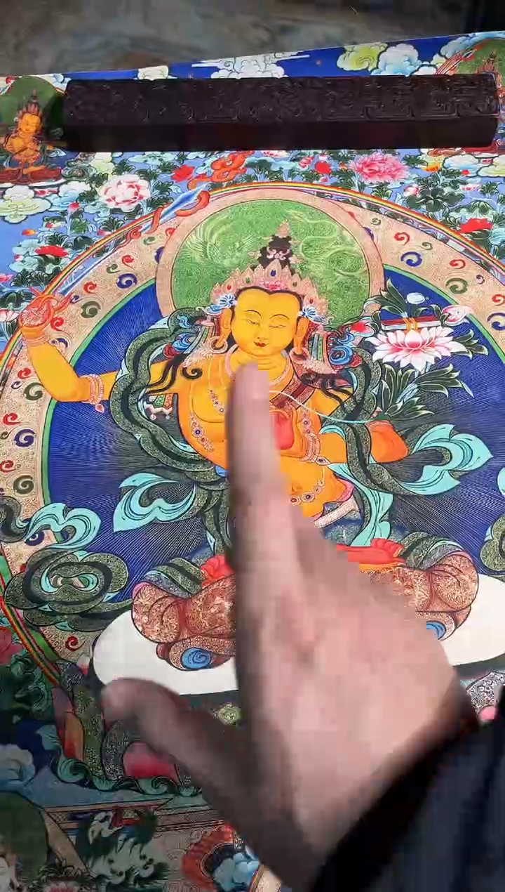 卷轴画曦曦的唐卡tk160