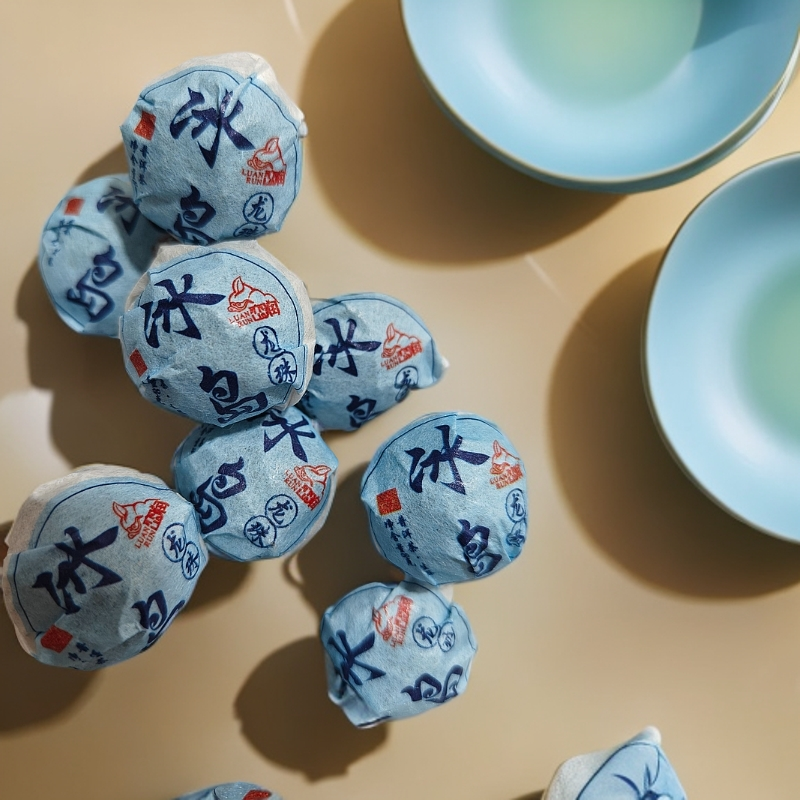 2024年云南临沧普洱茶冰岛手工龙珠春茶生茶8克/颗