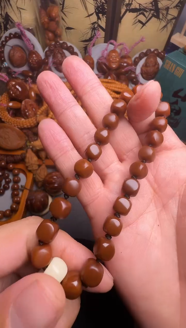 手串橄榄核猴头方糖