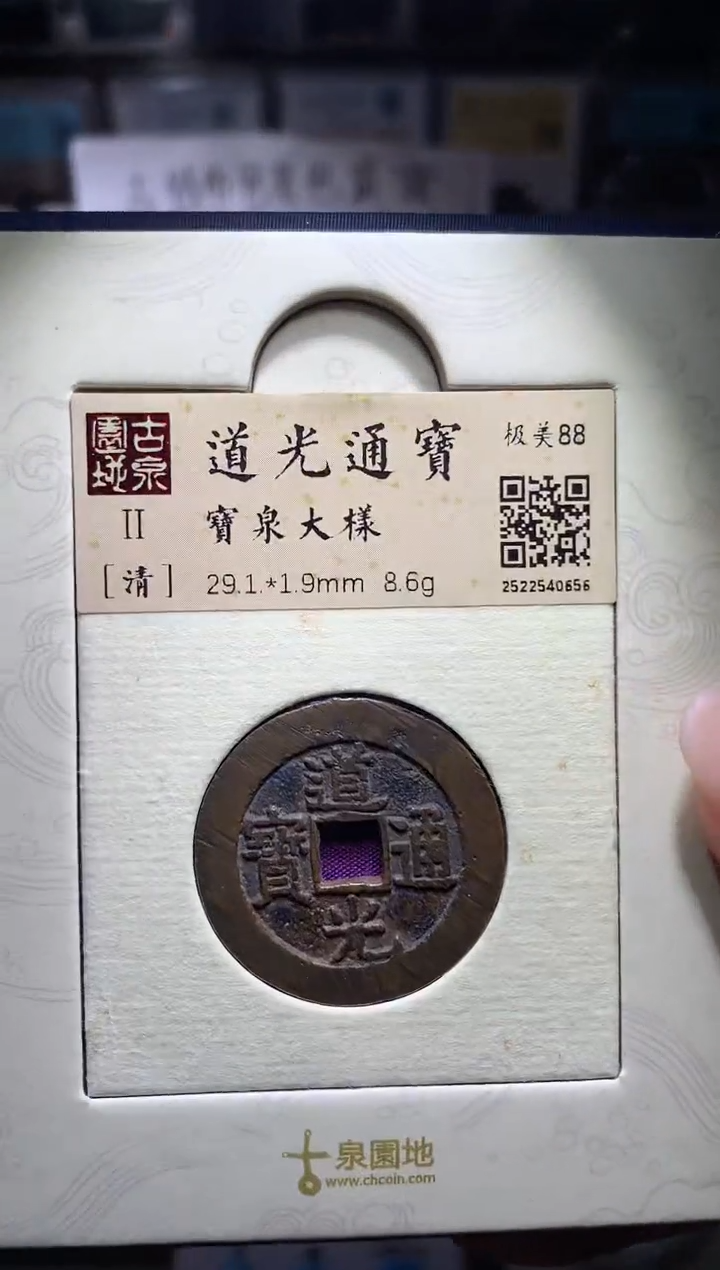 铜轻**跃钱缘/7/道光通宝29直径/W15