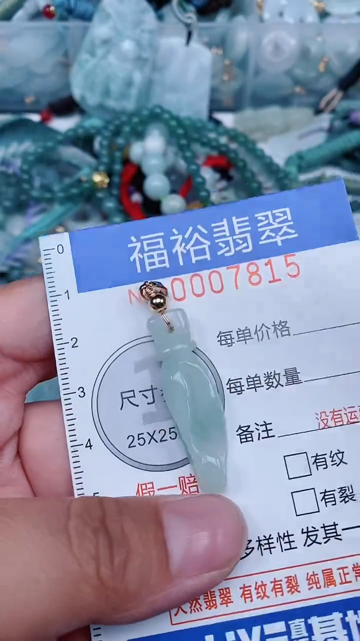 【闪购商品】翡翠颈饰未镶嵌...0007815