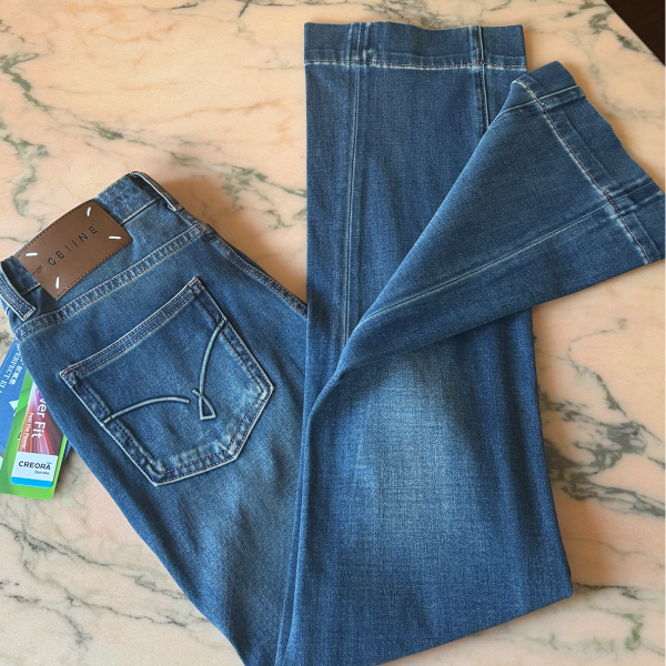 秋冬新款微喇裤轻职风女秋季牛仔裤喇叭四面弹显瘦微胖身材裤子