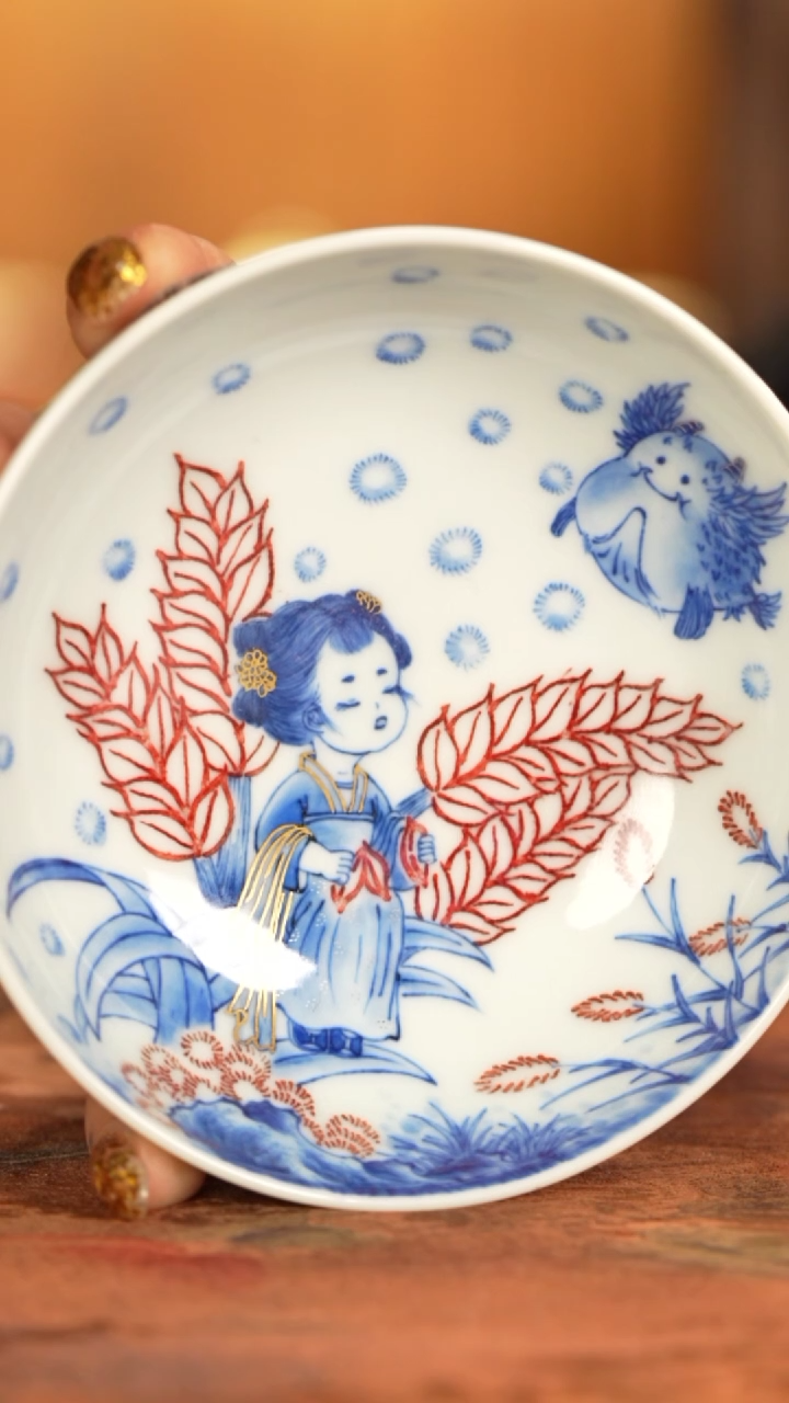 【闪购商品】杯子永明尚玩手工手绘陶瓷-