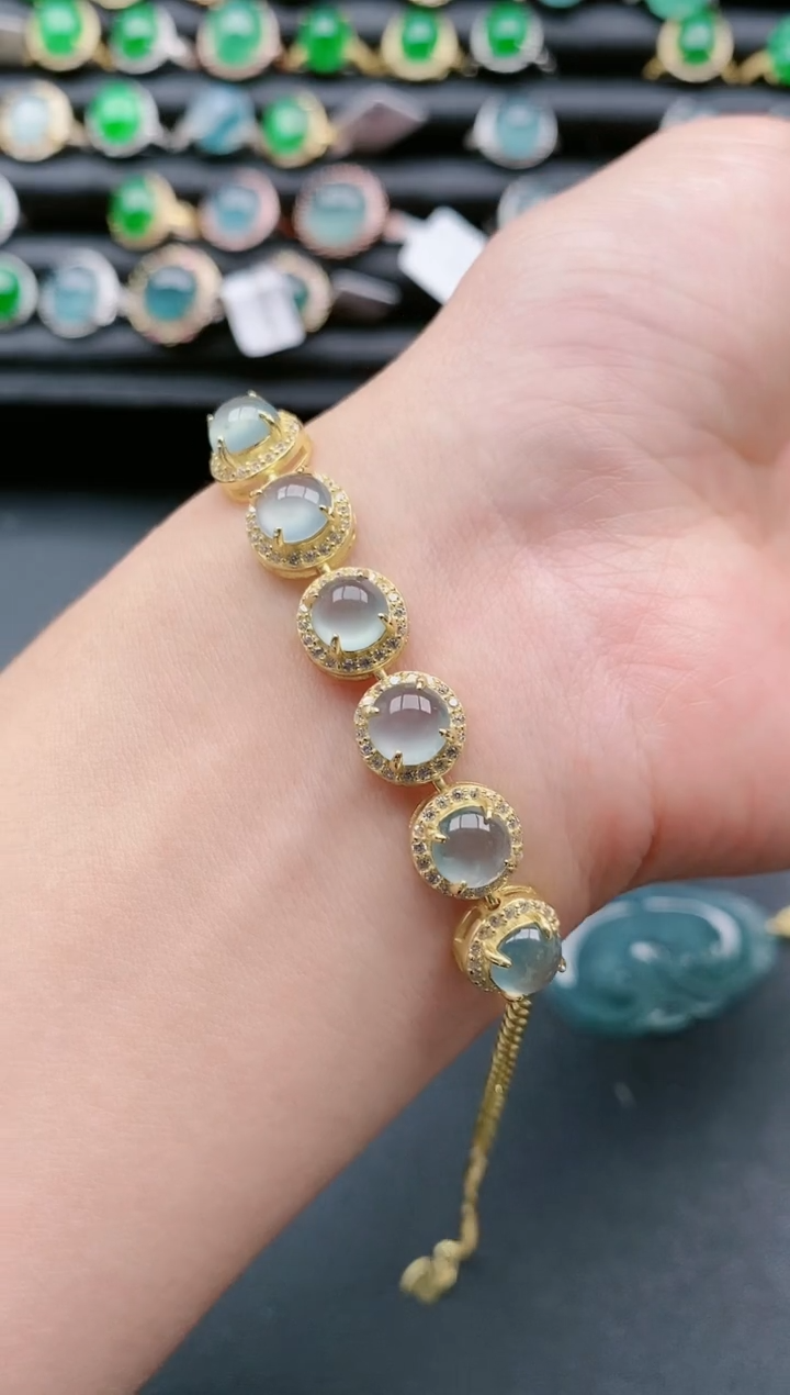 【闪购商品】翡翠戒指银S925镶嵌111111111