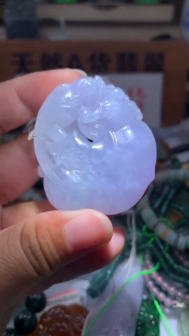 【闪购商品】翡翠颈饰未镶嵌保真天然A货翡翠