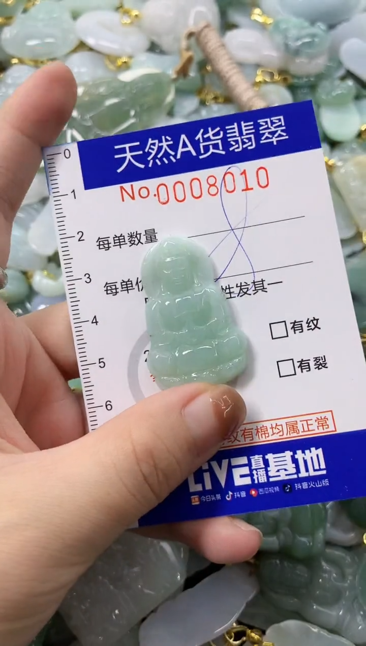 颈饰未镶嵌翡翠天然A货翡翠