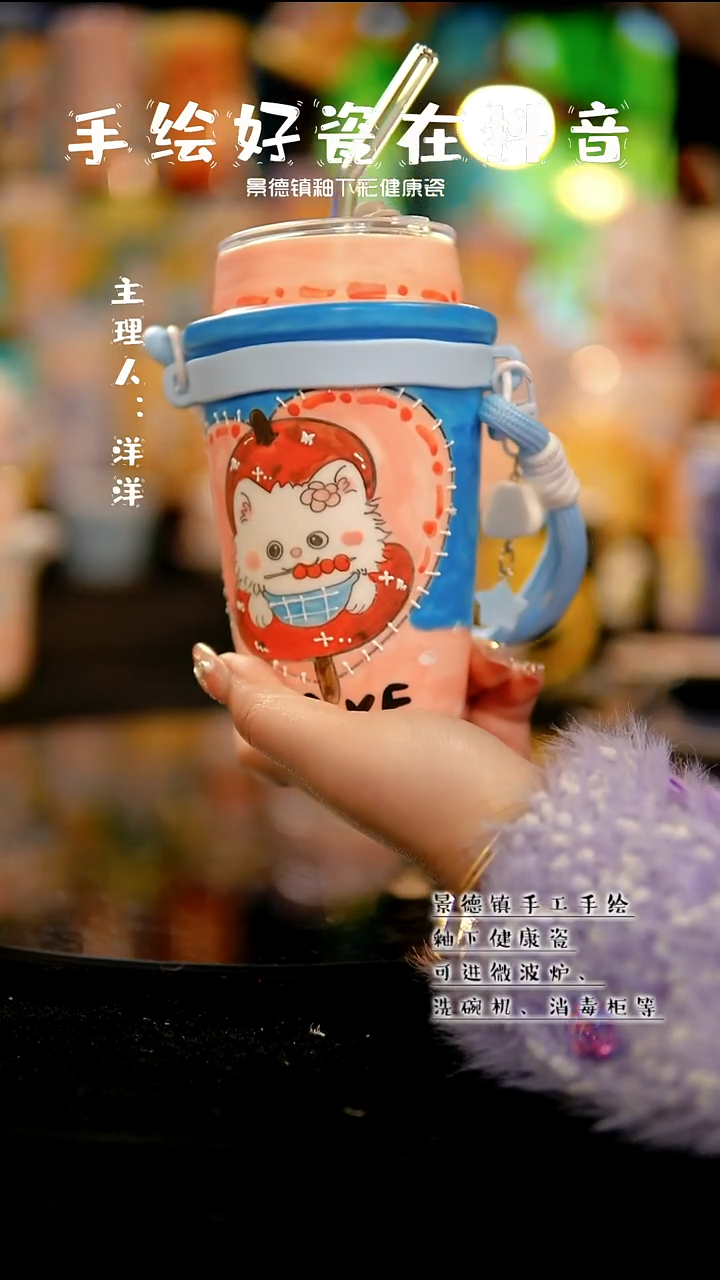 景德镇手绘陶瓷&A053