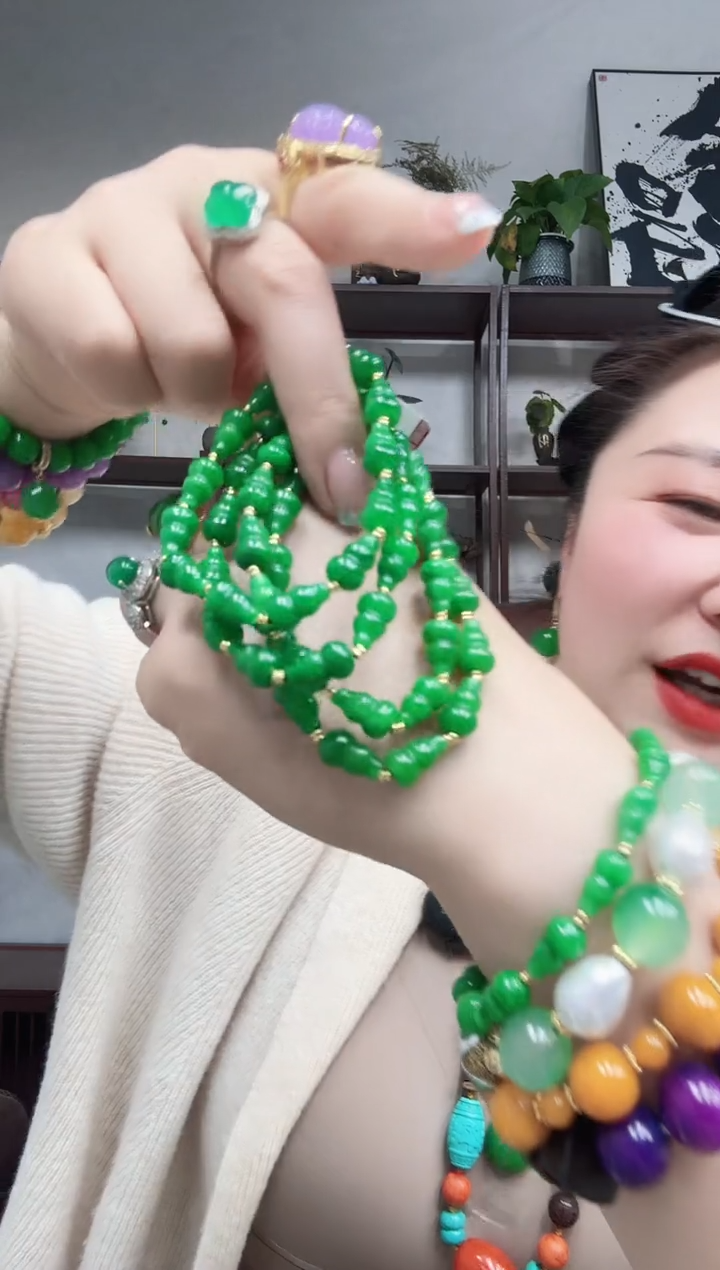 未镶嵌手链翡翠葫芦手串