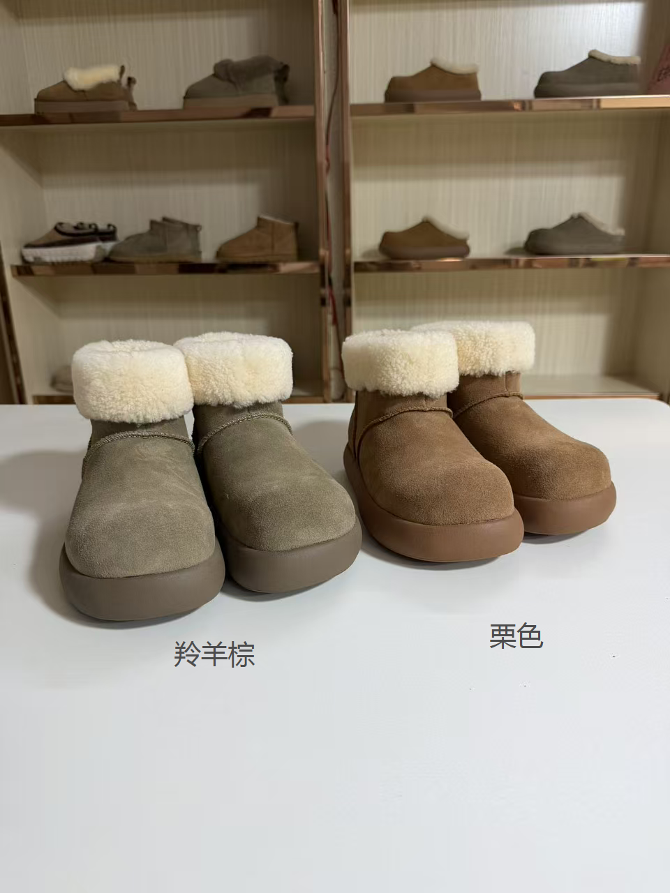 2025 新款雪地靴女厚底防水高筒小土豆一脚蹬懒人加绒