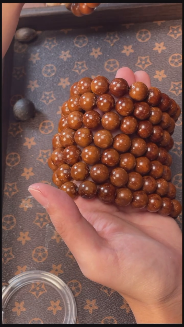 紫金鼠吊坠纯色黄皮紫金鼠12mm