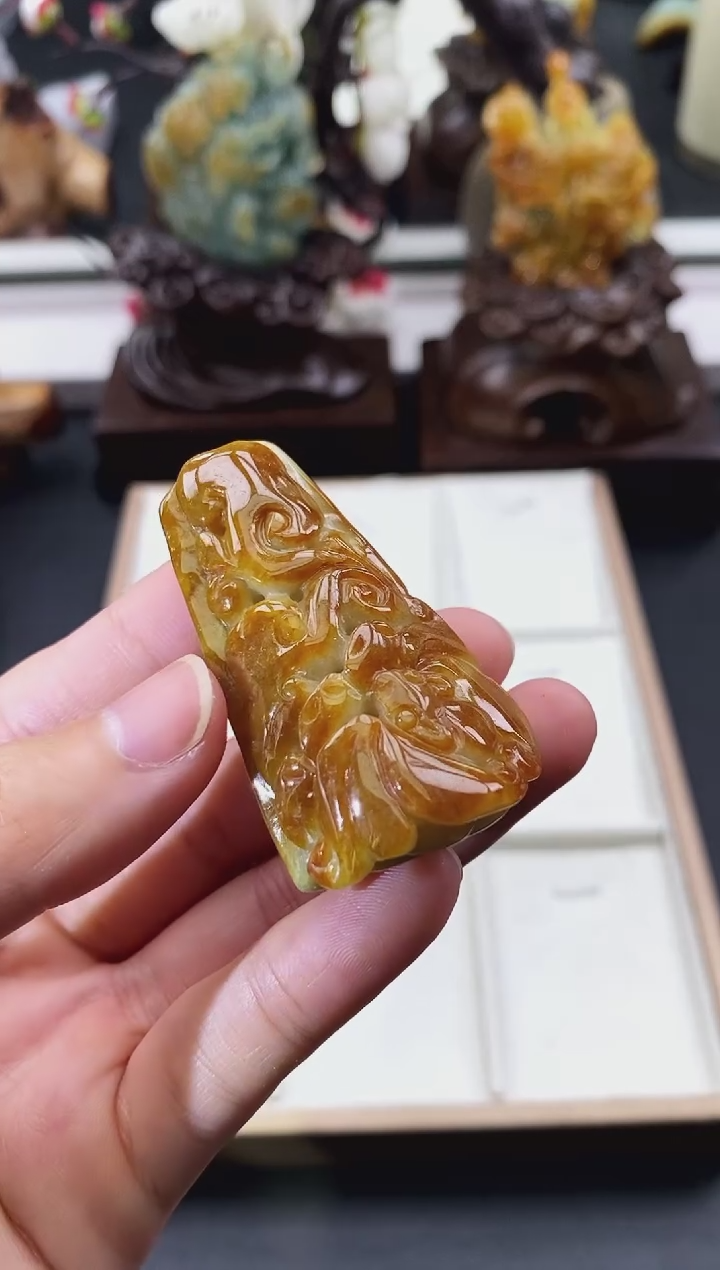 颈饰未镶嵌翡翠天然缅甸A货翡翠