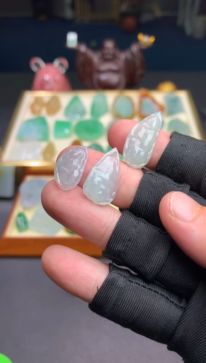 裸石翡翠天然翡翠裸石多样性发货发一个