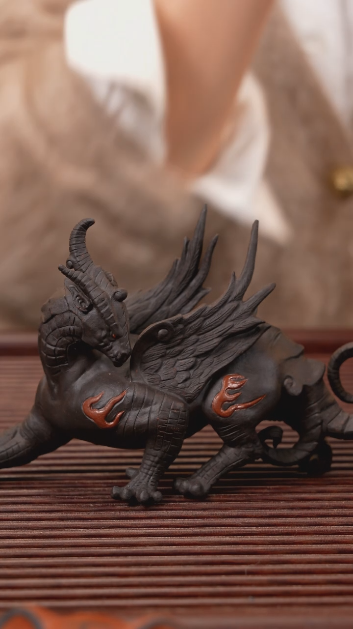 【闪购商品】紫砂茶宠飞天 貔貅