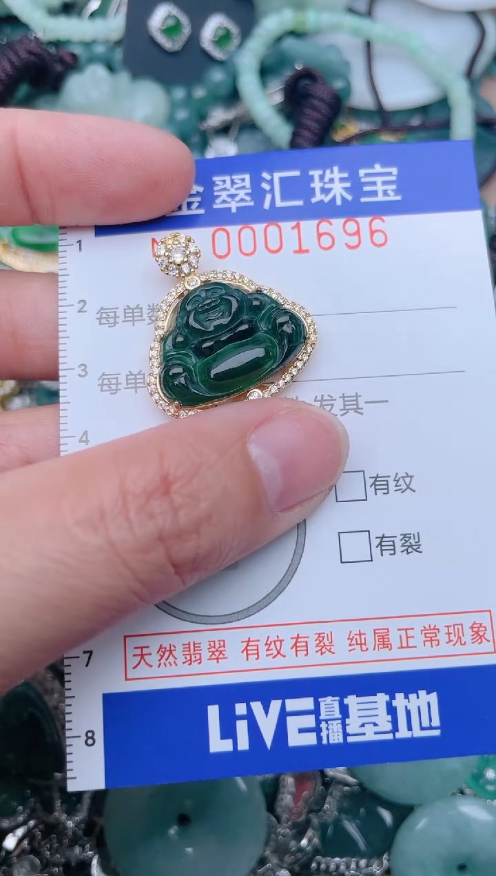 【闪购商品】翡翠颈饰未镶嵌1696.......1