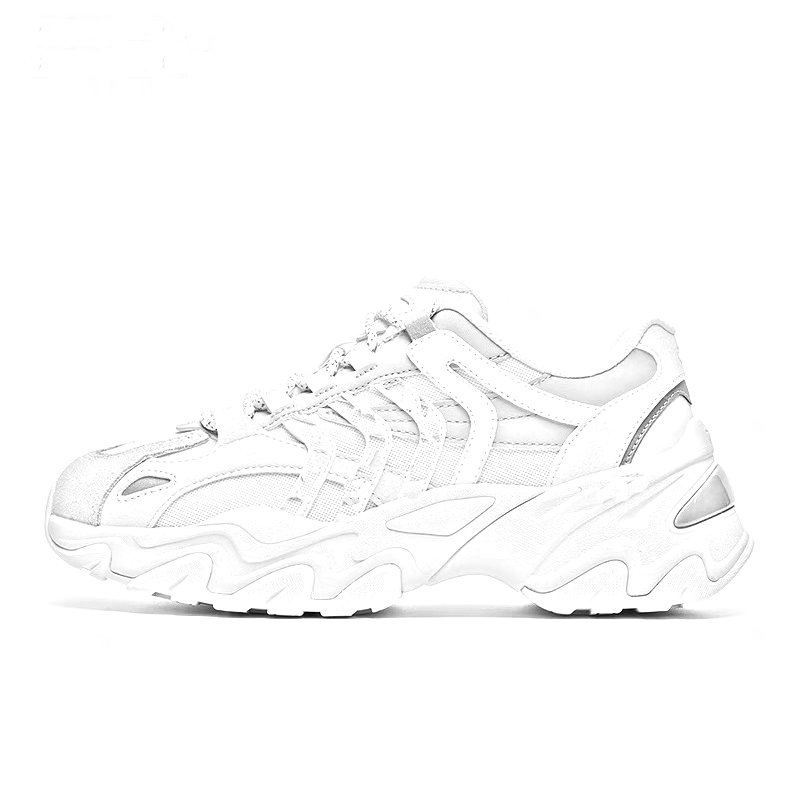 【表弟严选】CL6858 烟玫粉色 2024时尚百搭舒适系带圆头老爹鞋