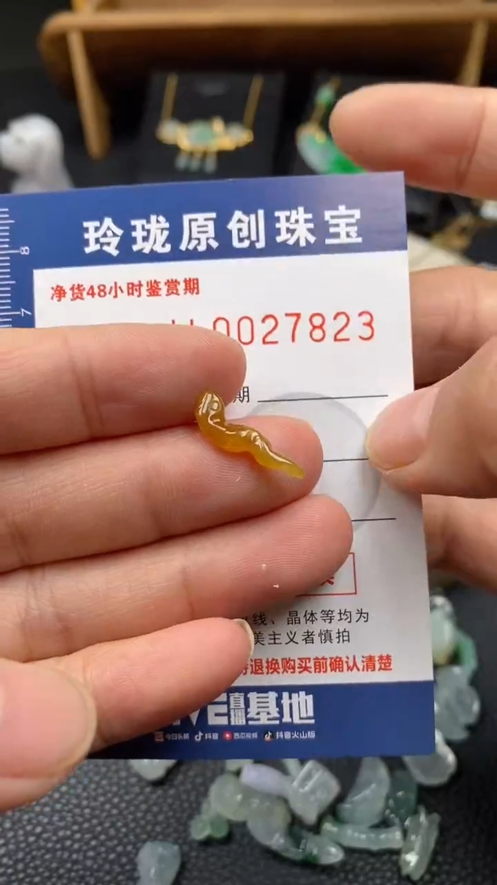 【闪购商品】翡翠颈饰未镶嵌翡翠净货27823