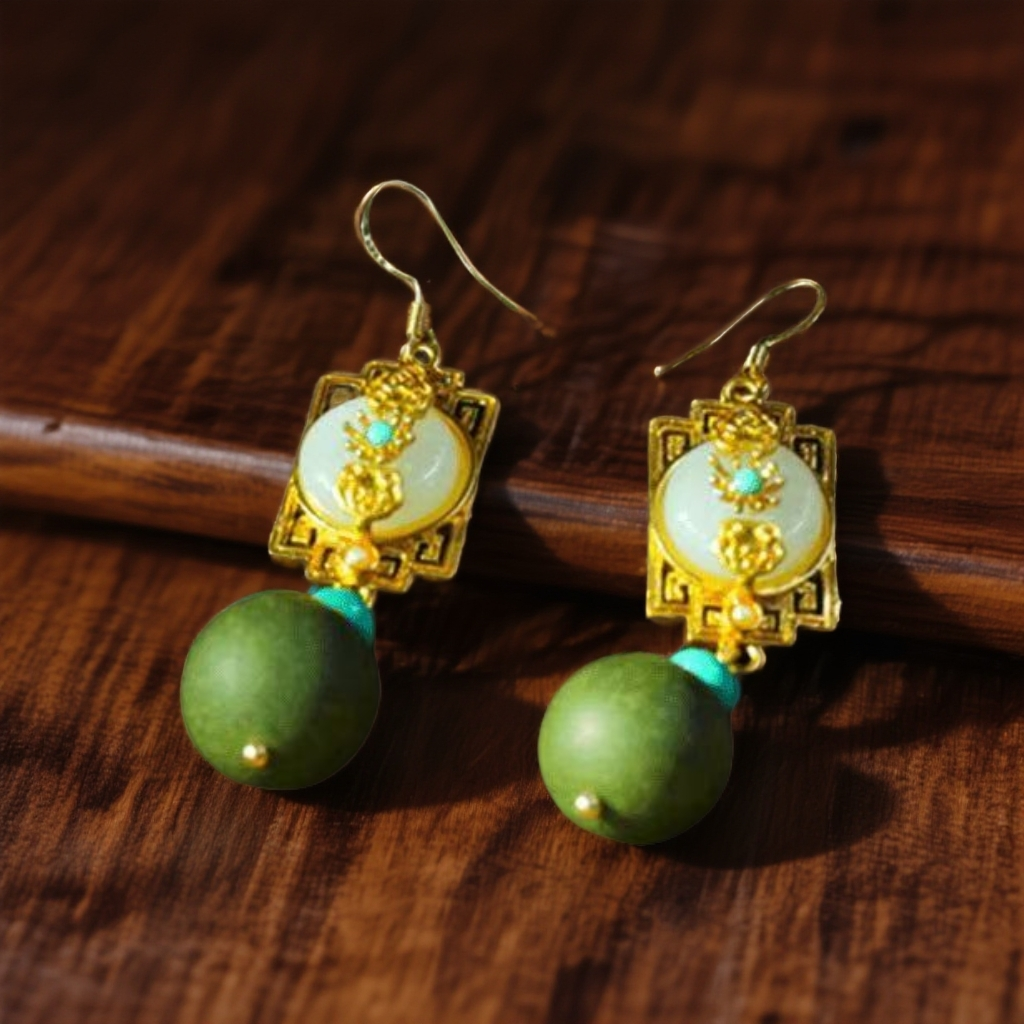 [香珠耳坠]古法五行合香珠耳坠纯手工宫廷中草香方老字号天然