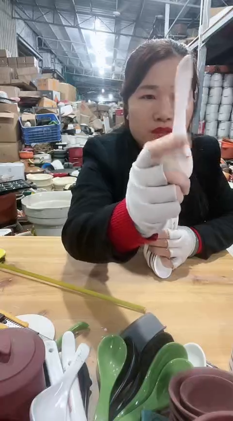 【闪购商品】瑕疵白色汤勺随机十个