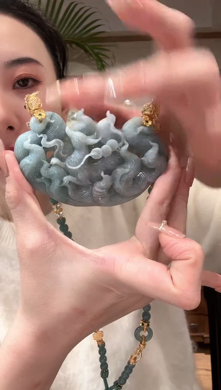 【闪购商品】翡翠颈饰未镶嵌国风