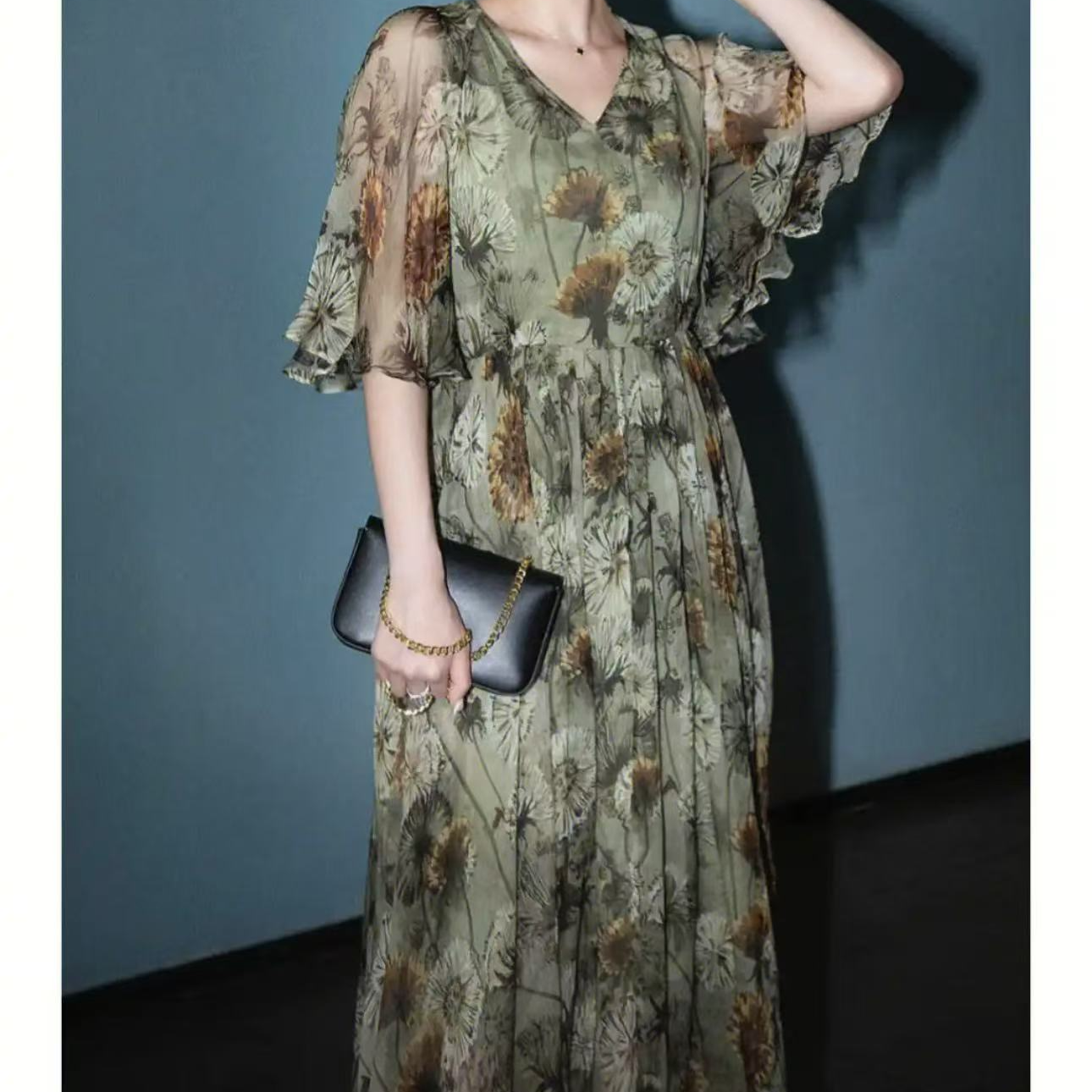 真丝连衣裙 上衣 半裙 裤子（下单请备注）