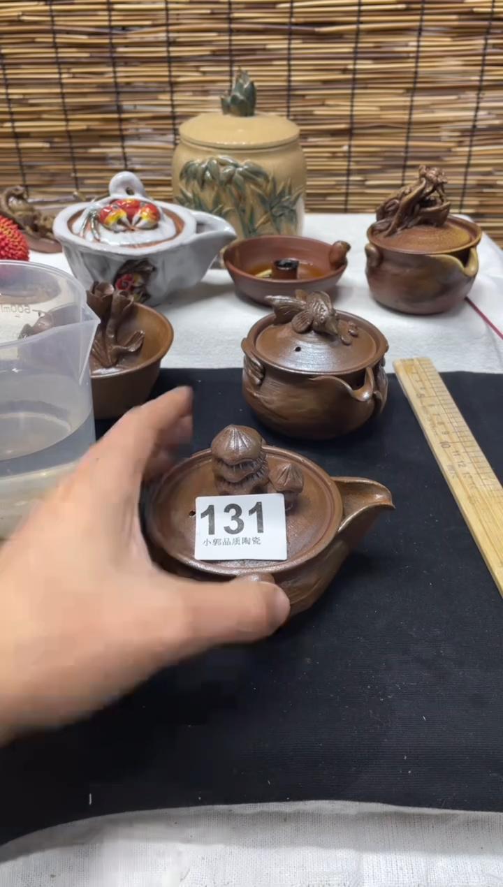 【闪购商品】杯131精美粗陶手工柴烧